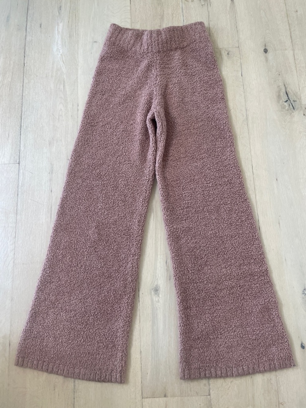 SKIMS Cozy Knit Wide Leg Pant Small/Medium in Rose Clay - Picture 2 of 6